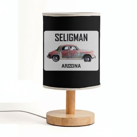 Old car city of Seligman in Arizonna, US Route 66 Fabric Lamps
