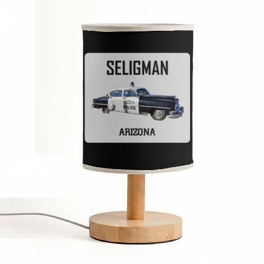 Old car city of Seligman in Arizonna, US Route 66 Fabric Lamps