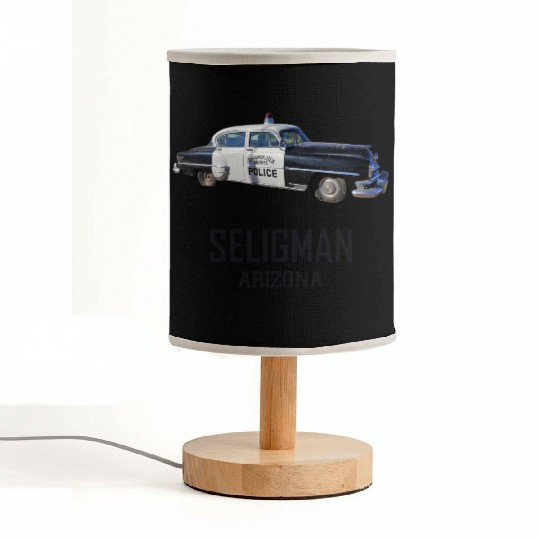 Old car city of Seligman in Arizonna, US Route 66 Fabric Lamps