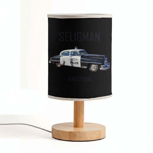 Old car city of Seligman in Arizonna, US Route 66 Fabric Lamps