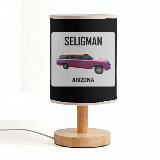 Old car city of Seligman in Arizonna, US Route 66 Fabric Lamps