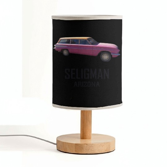 Old car city of Seligman in Arizonna, US Route 66 Fabric Lamps