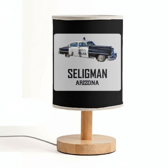 Old car city of Seligman in Arizonna, US Route 66 Fabric Lamps