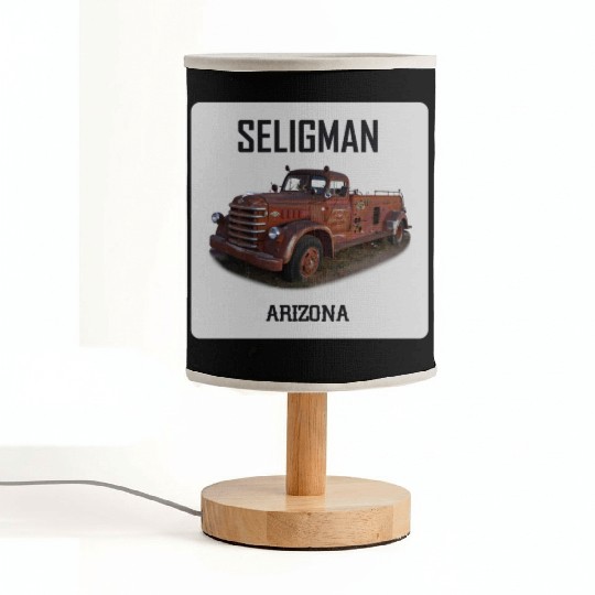 Old car city of Seligman in Arizonna, US Route 66 Fabric Lamps