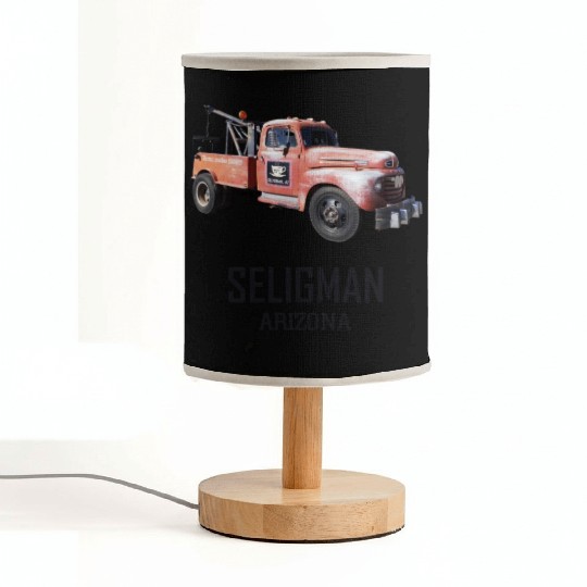 Old car city of Seligman in Arizonna, US Route 66 Fabric Lamps