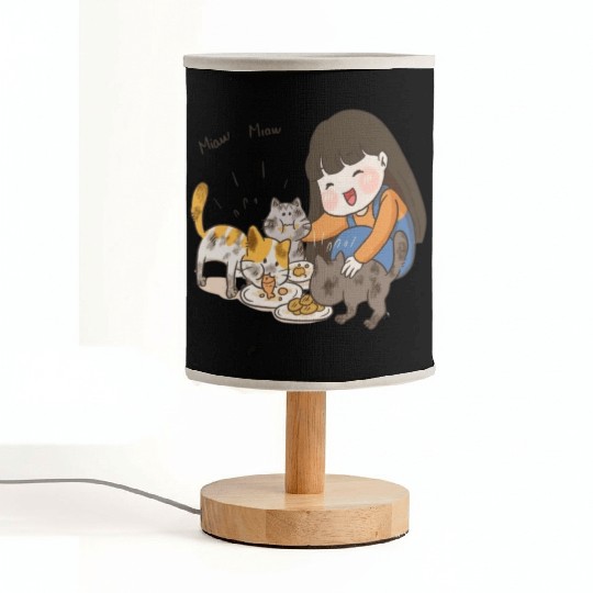 Crazy Cat Lady is My Destiny Fabric Lamps
