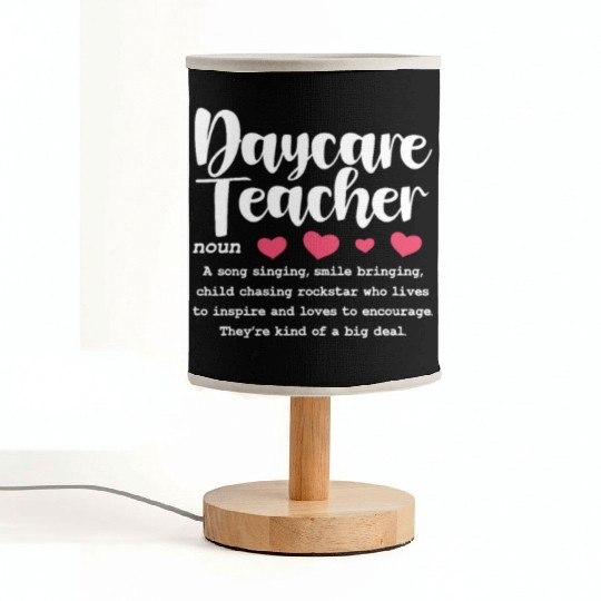 Daycare Teacher Definition Fabric Lamps