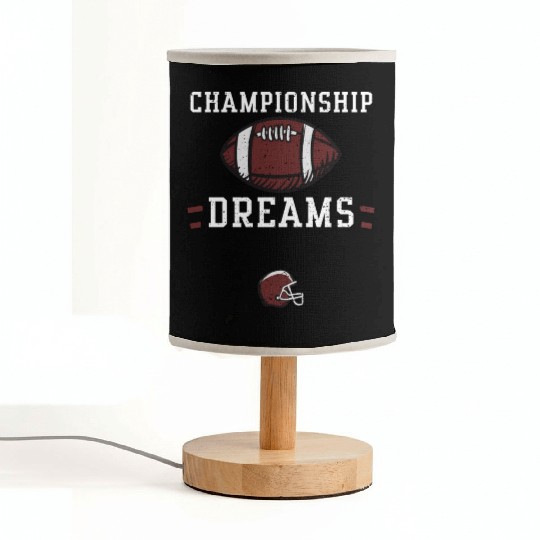 Championship dreams - Football Fabric Lamps