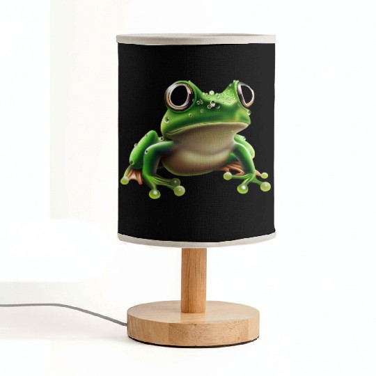 Rain frog water drop frog Fabric Lamps