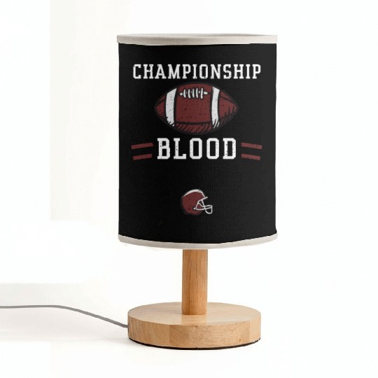 Championship blood - Football Fabric Lamps