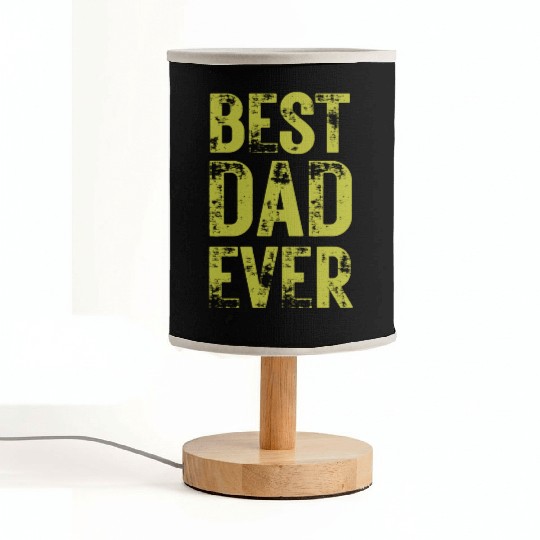 Best Dad Ever retro Fabric Lamps