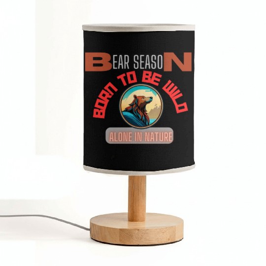 BORN TO BE WILD BEAR Fabric Lamps