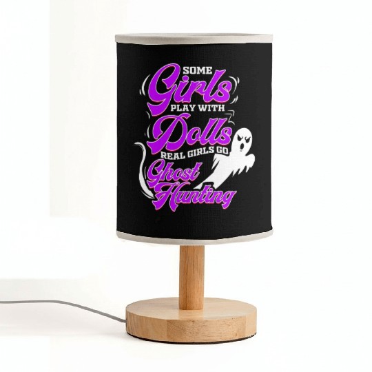 Ghost Hunting Girls Ghost Hunter Paranormal Fabric Lamps