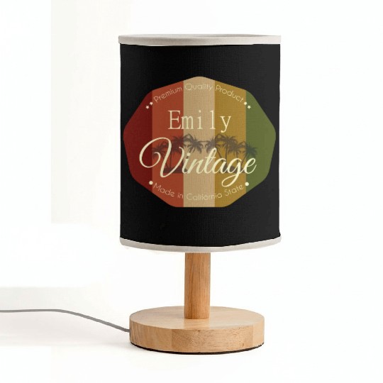 Emily Vintage Design Fabric Lamps