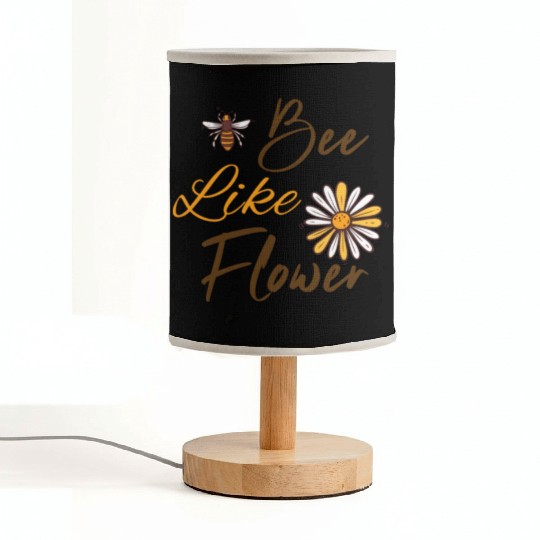 Bee like a flower Honey bee Fabric Lamps