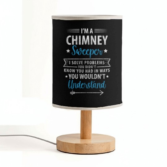 Chimney Sweep House Fireplace Sweep Fabric Lamps