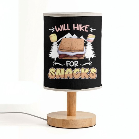 Wanderlust Climber funny Mountain Hiking Snack Fabric Lamps