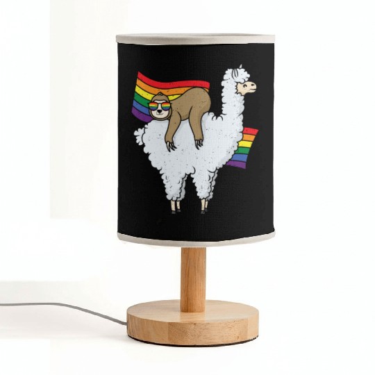 Sloth Equality Gay LGBTQ Rainbow LGBT Pride Month Fabric Lamps