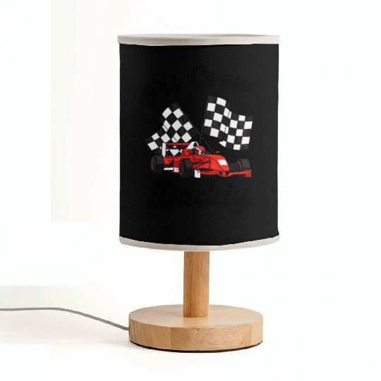 Race Car Matching Family Pit Crew Birthday Party Fabric Lamps