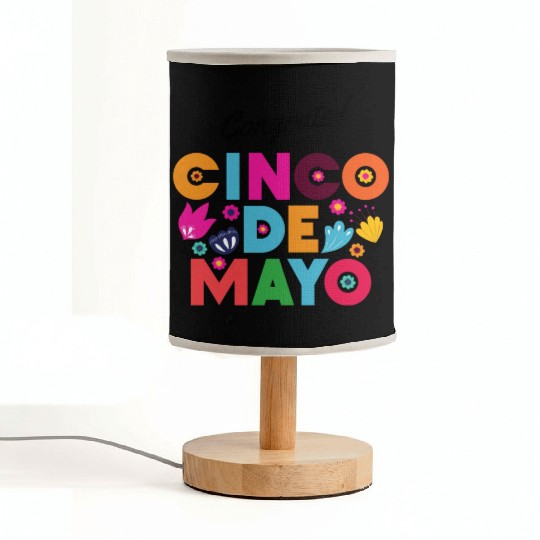 Colorful Mexican Cinco de May Fabric Lamps