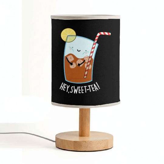 Hey Sweet Tea Cute Iced Tea Fabric Lamps