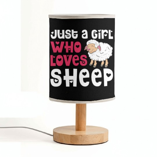 Cool Sheep For Women Girls Lamb Lover Sheep Fabric Lamps