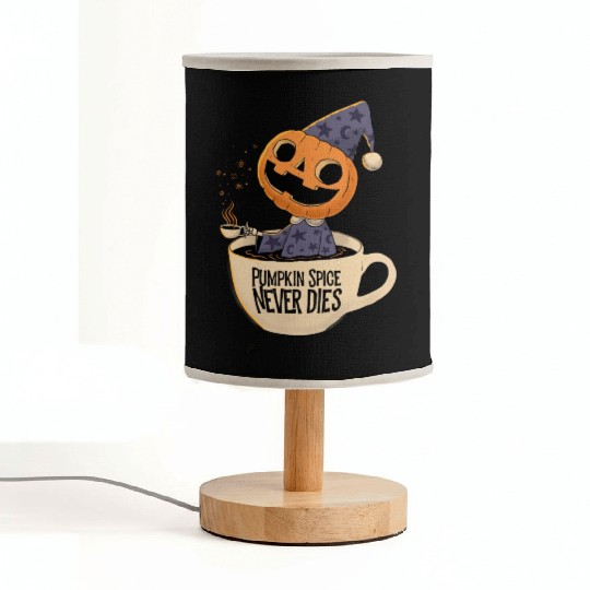 Pumpkin Spice Never Dies Fabric Lamps