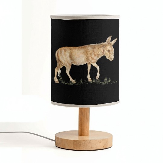 Farm Donkey Animal Lover Zookeeper Mule Farmer Fabric Lamps