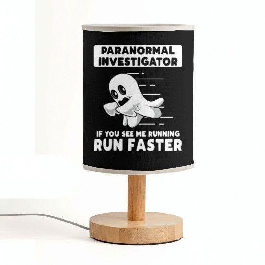 Ghost Hunting Paranormal Investigator Fabric Lamps