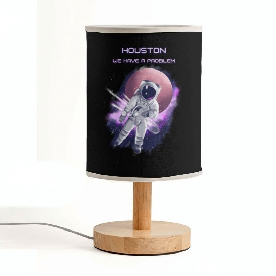 Houston we have a problem Fabric Lamps
