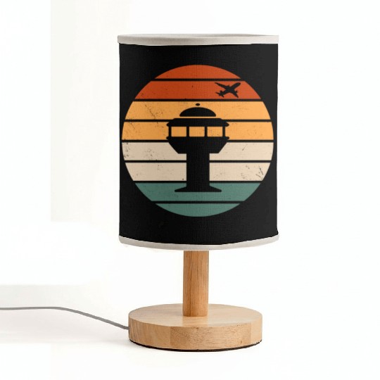 Retro Air Traffic Control Tower Fabric Lamps