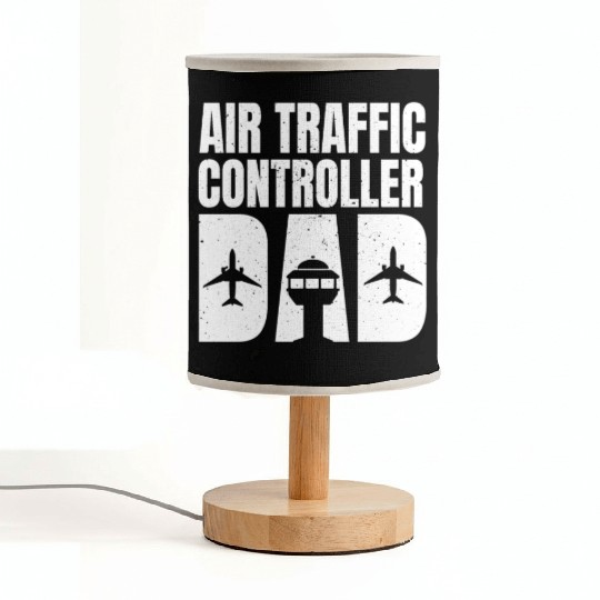 Air Traffic Controller Dad Father's Day Fabric Lamps