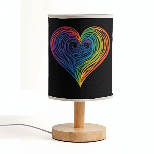 Pride & Joy: Rainbow Heart, Embracing LGBT Love & Fabric Lamps