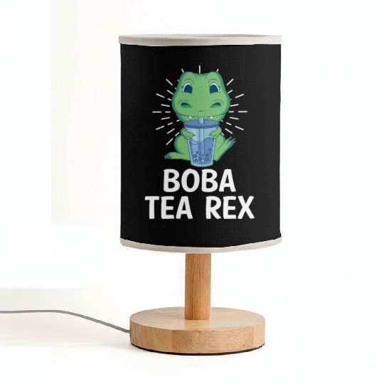 Boba Tea Rex Bubble Tea Lover Boba Tea Drinker Fabric Lamps