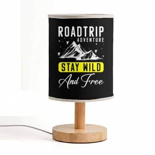 Road Trip Trip Traveller Freedom Fabric Lamps