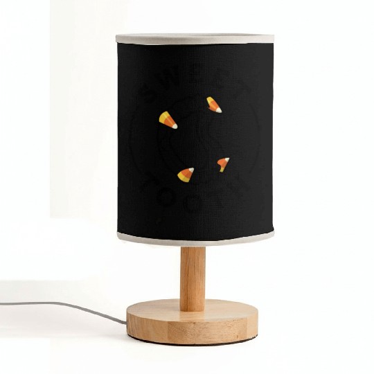 Halloween Candy Corn Fangs Sweet Tooth Fabric Lamps