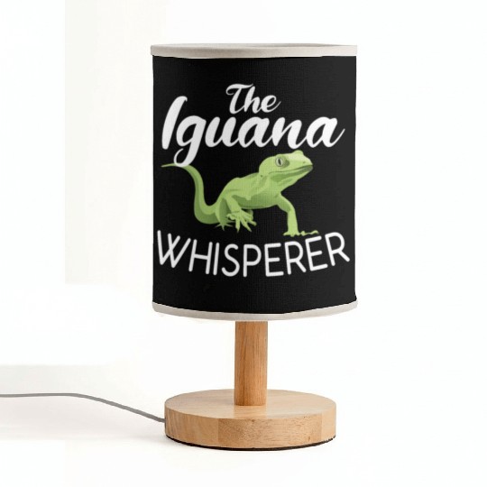 The Iguana Whisperer Reptile Animal Lover Lizard Fabric Lamps