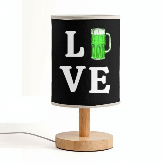 Love Green Beer Fabric Lamps