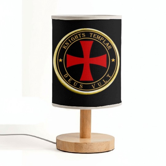 Knights Templar Deus Vult Fabric Lamps