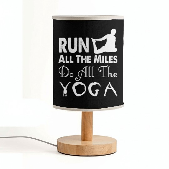 Yoga Running Namaste Mehndi Om Meditation Fabric Lamps