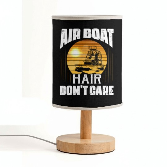 Air Boat Hair Don't Care Propeller Swamp Airboat H Fabric Lamps