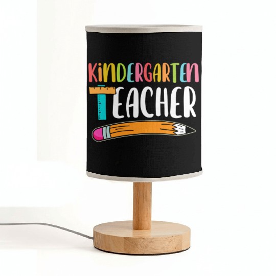 Back To School Kindergarten Teacher Fabric Lamps