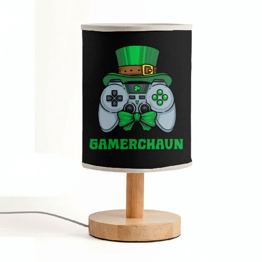 Gamerchaun Gamer St Patrick'S Day Toddler Lucky Fabric Lamps
