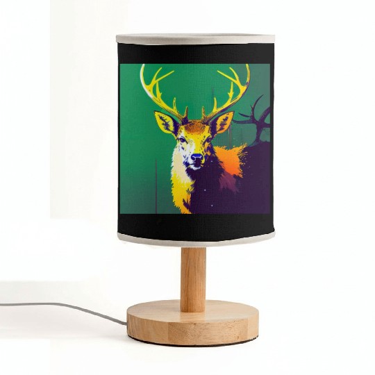 Deer future ink Fabric Lamps