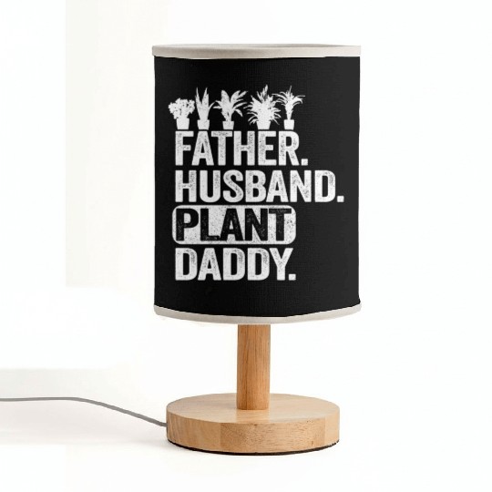 Landscaper Gardener Dad Father Husband Plant Daddy Fabric Lamps