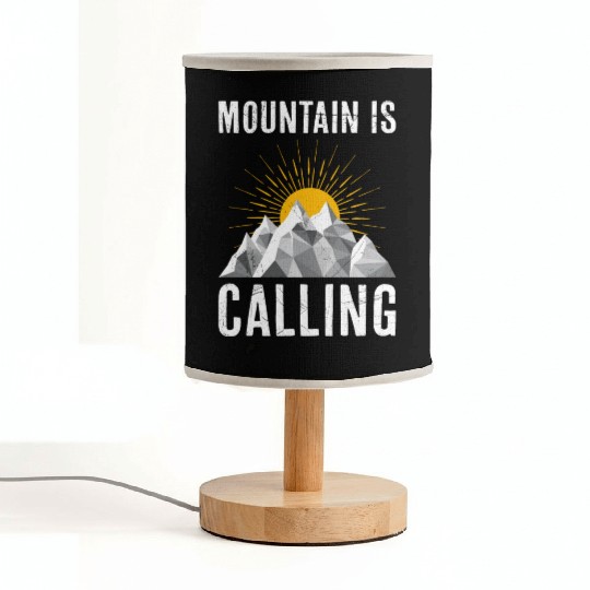 Mountain is Calling Mountain lover Climber Fabric Lamps