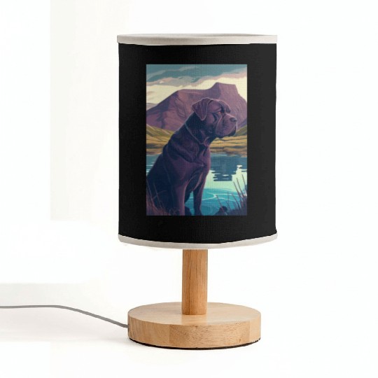 Cane Corso Nature Fabric Lamps