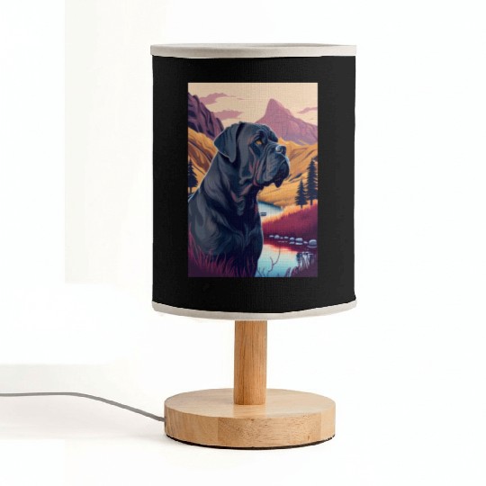 Cane Corso Nature Fabric Lamps