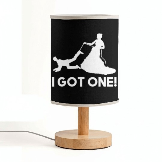 I Got One Bride Groom Wedding Fabric Lamps