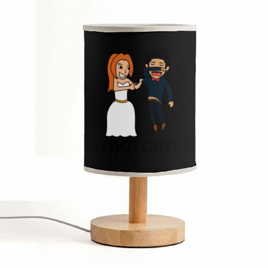 FUNNY BRIDE TO BE I BRIDE SQUAD JUST MARRIED GIFT Fabric Lamps